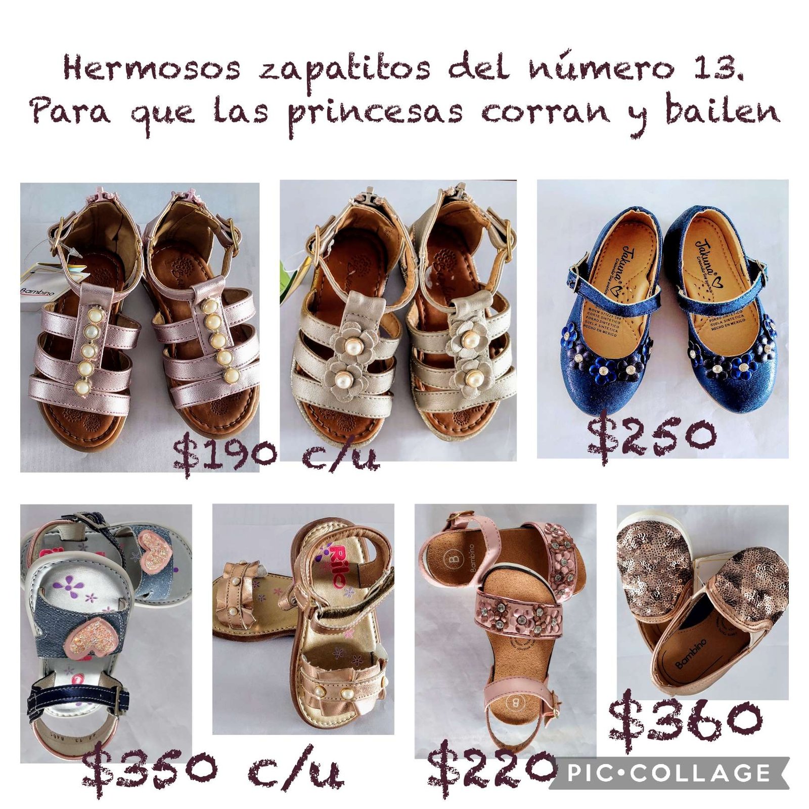 Zapatos infantiles a grandes precios