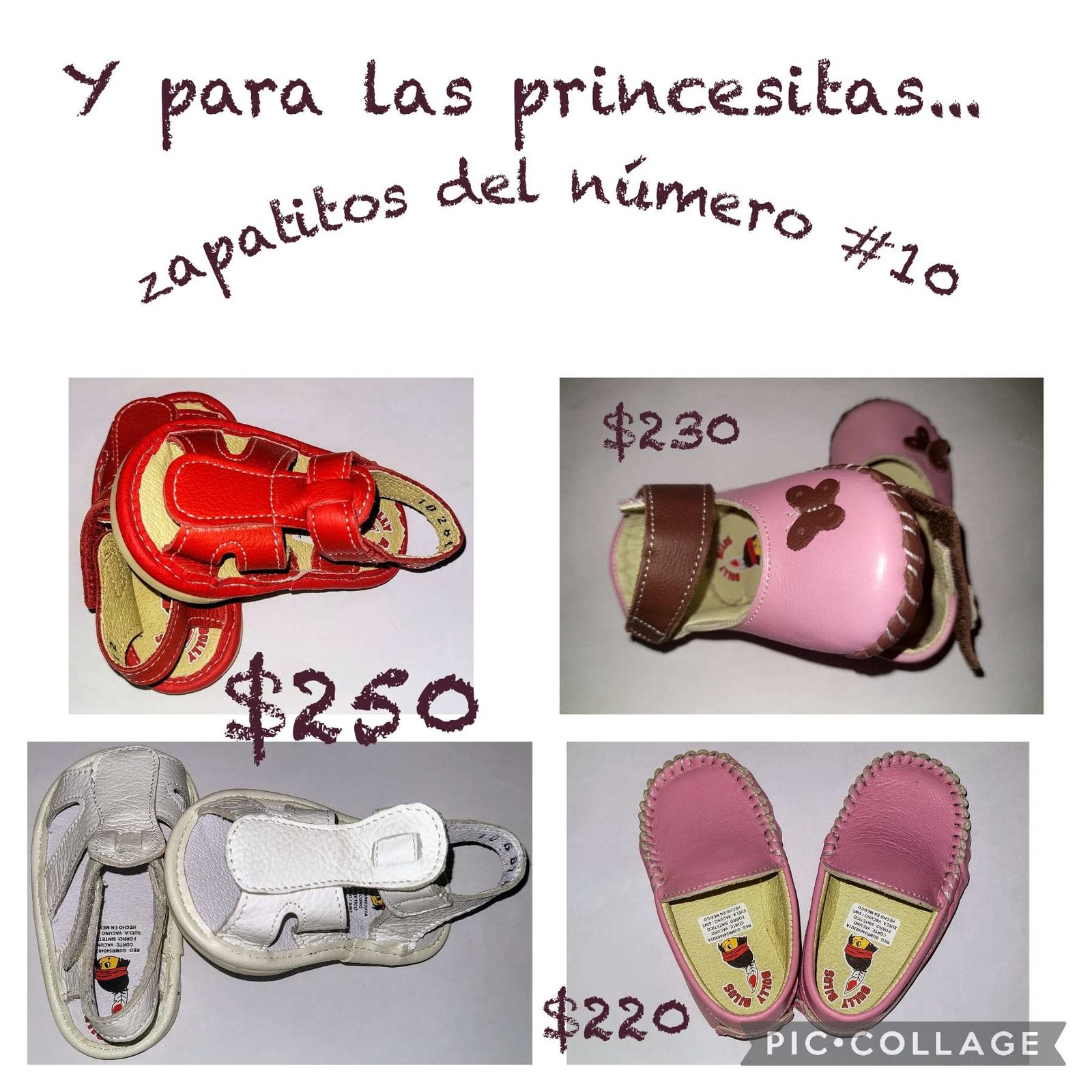 Zapatos infantiles a grandes precios