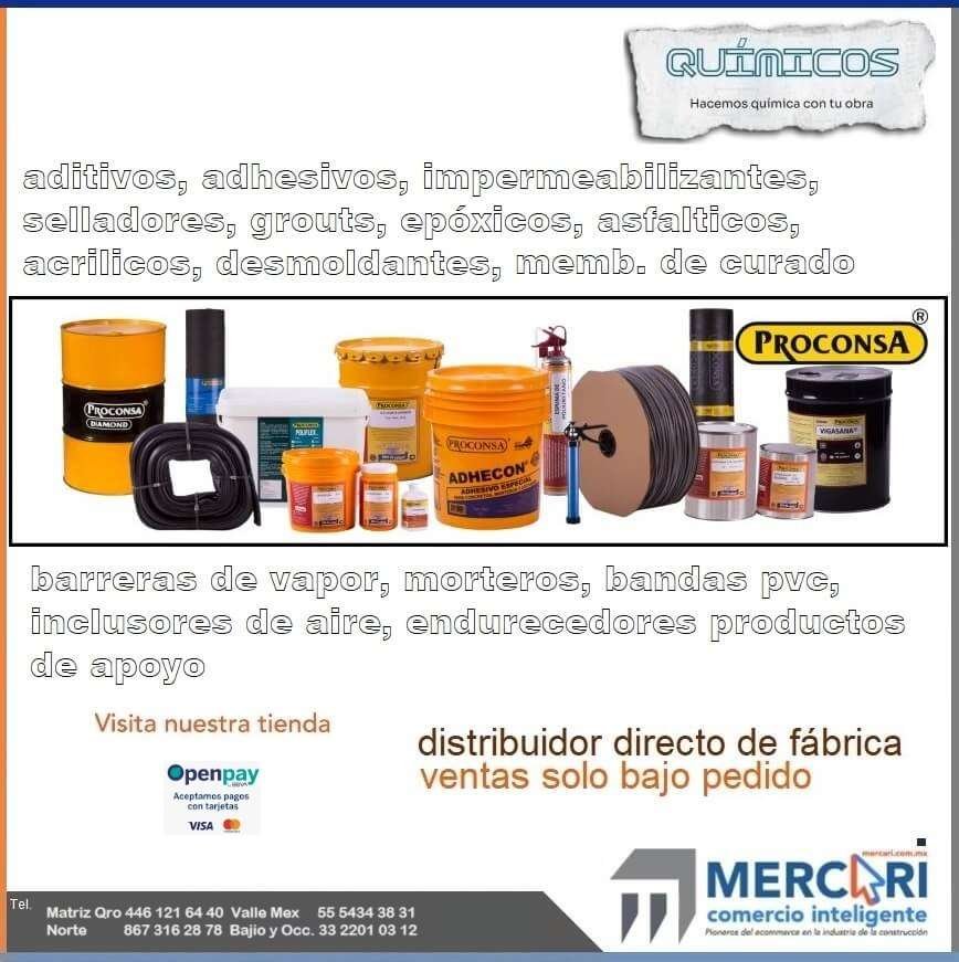 MERCARI Quimicos para construcción