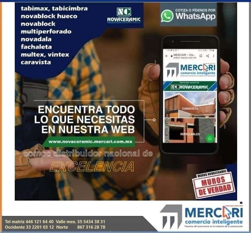 MERCARI Distribuidor nacional Novaceramic