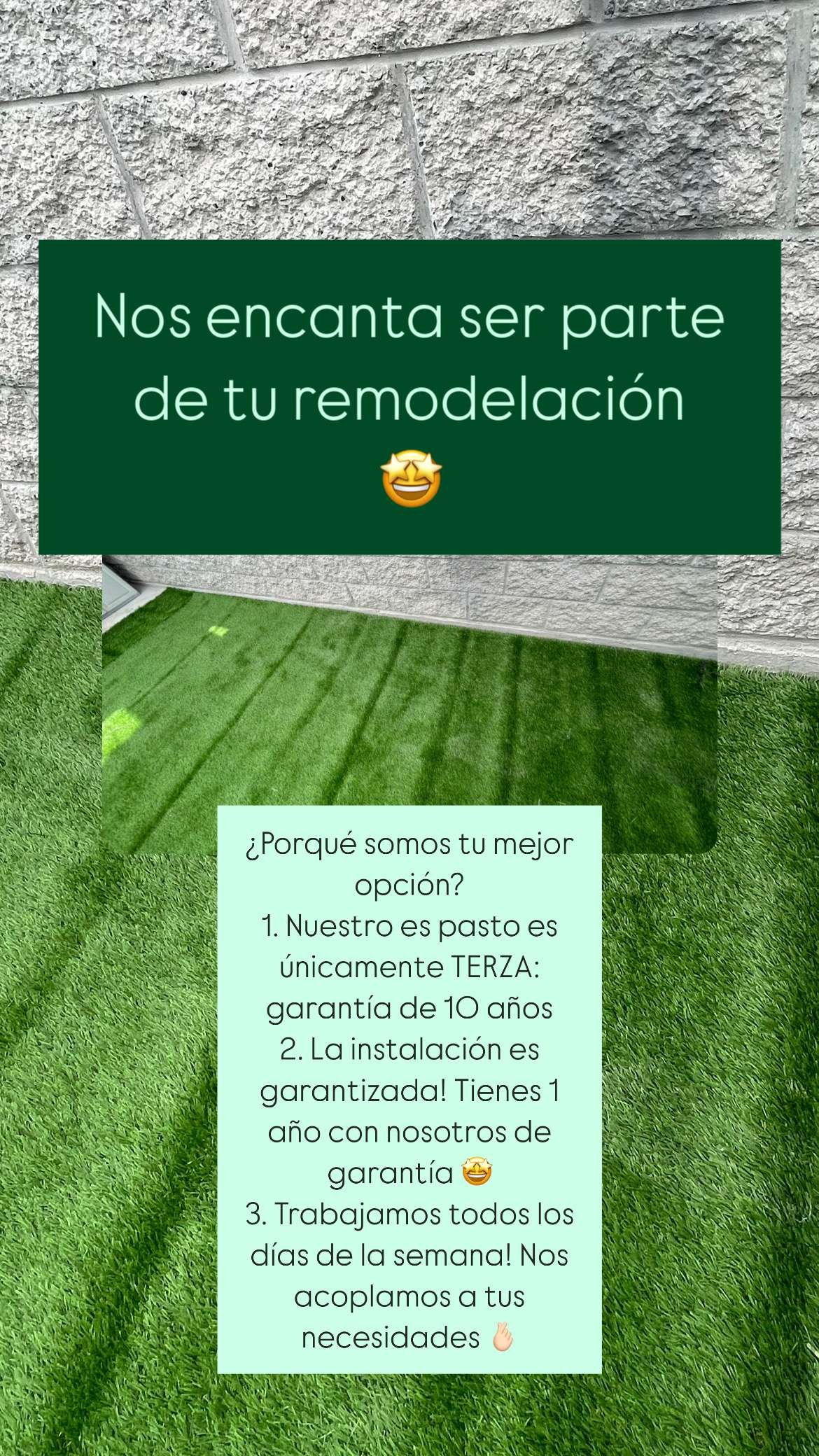 PASTO SINTÉTICO TERZA PREMIUM | La inversión que vale la pena