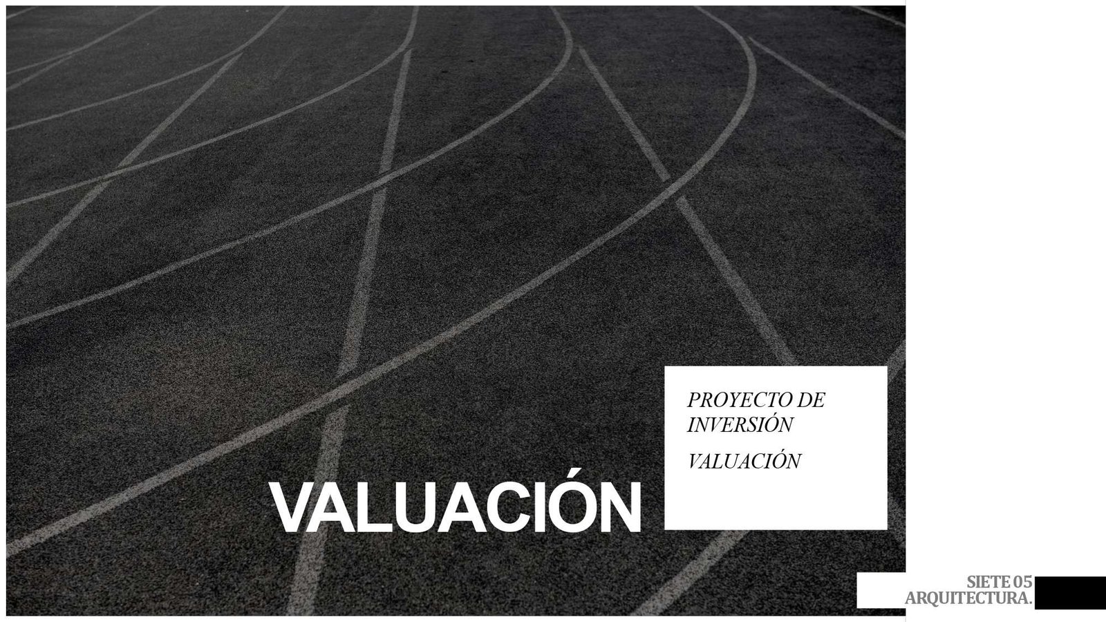 SIETE05 ARQUITECTURA VALUACIÓN